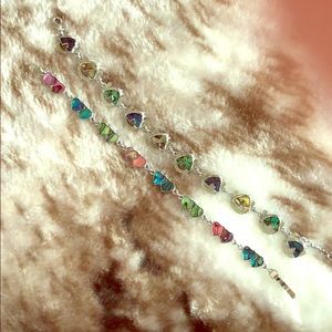 Multi colored bracelet or anklet
